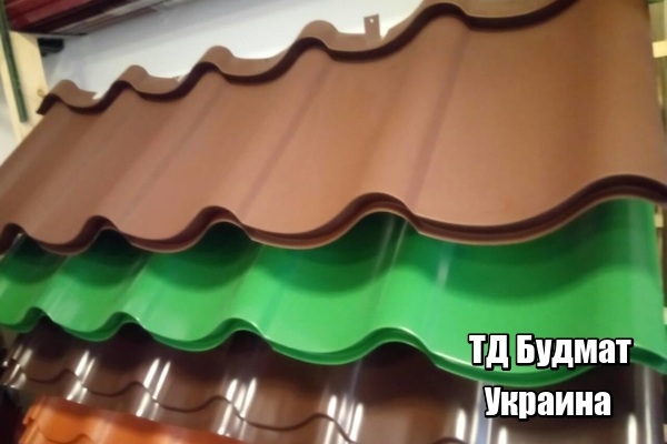 Металлочерепица Русанов купить, цена и доставка ТД Будмат Фото Металлочерепица Русанов купить, цена и доставка ТД Будмат