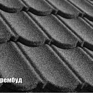 Фото Купить Композитная черепица Квинтайл Queentile CLASSIC черный
